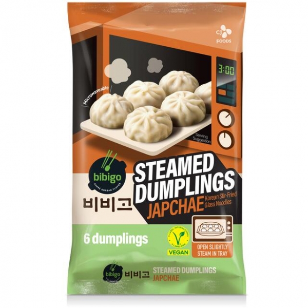 Bibigo Steamed Dumpling Japchae 6 Pack 168g