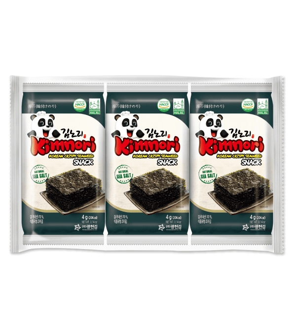 GC Kimnori Seaweed Snacks Original 3 Pack 12g