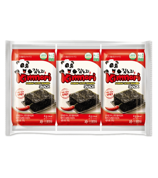 GC Kimnori Seaweed Snacks Spicy 3 Pack 12g