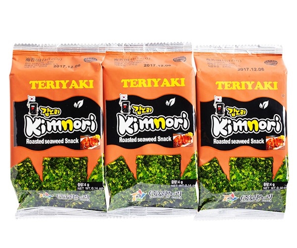 GC Kimnori Seaweed Snacks Teriyaki 3 Pack 12g