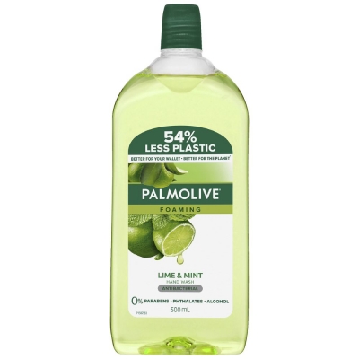 Palmolive Liquid Hand Wash Foaming Antibacterial Lime & Mint Refill 500ml