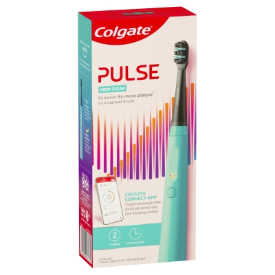 Colgate Pulse Deep Clean Electric Toothbrush + Refill Head