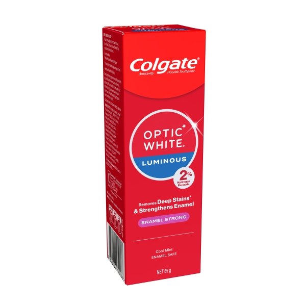 Colgate Toothpaste Optic White Luminous Enamel Strong 85g