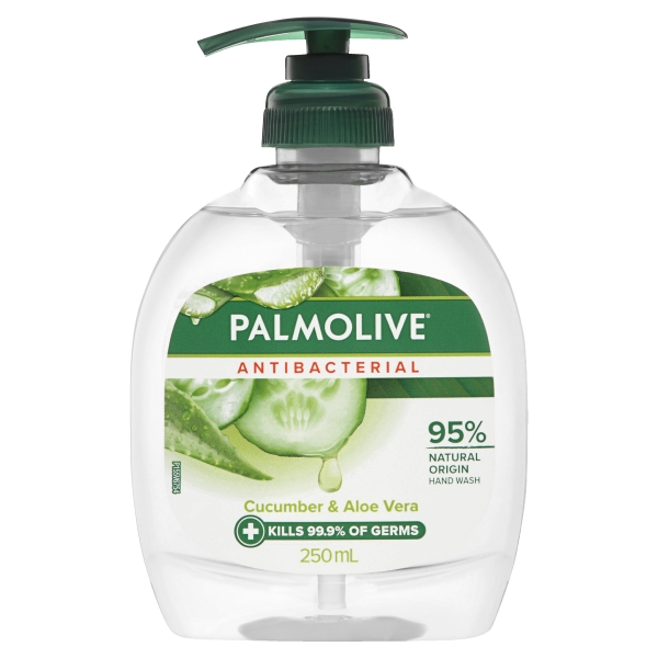 Palmolive Antibacterial Liquid Hand Wash Cucumber & Aloe Vera 250ml