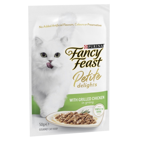 Fancy Feast Cat Food Petite Delights Grilled Chicken 50g