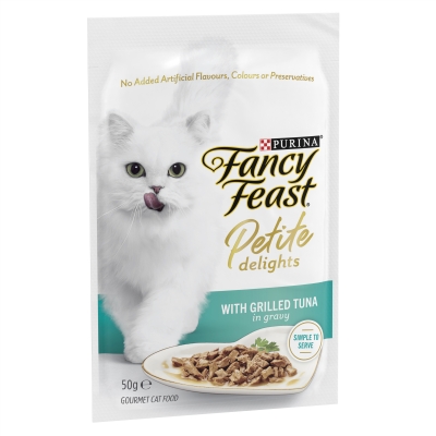 Purina Fancy Feast Petite Delights Pouch Grilled Tuna 50g