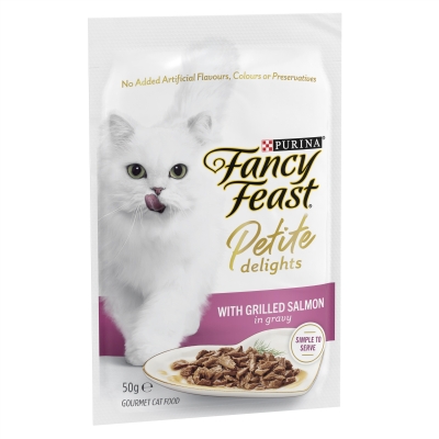 Purina Fancy Feast Petite Delights Pouch Grilled Salmon 50g