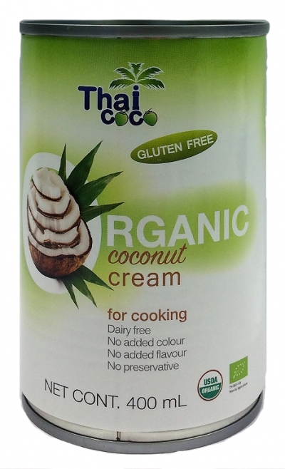 Thai Coco Organic Coconut Cream 400ml