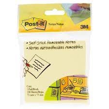 3M Post It Notes 100 Sheets 73mm X 73mm 1 Pad