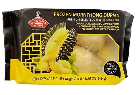 Madame Wong Frozen Mornthong Durian Seedless 454g