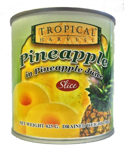 Tropical Harvest Pineapple Slices in Juice 425g