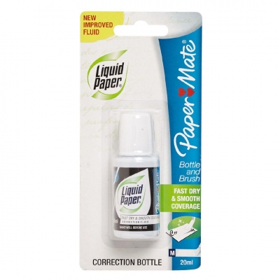 Paper Mate Liquid Paper Correction Fluid 20ml