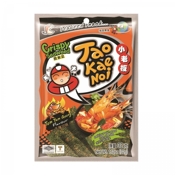 Taokaenoi Crispy Seaweed Tom Yum 32g