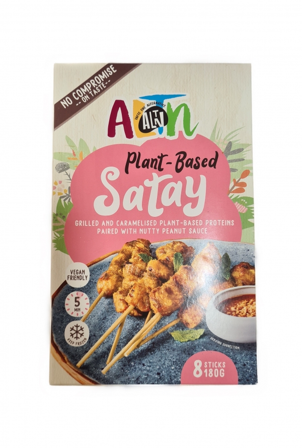 Altn Frozen Plant Based Satay 8 Pack 180g