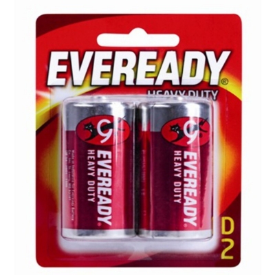 Eveready Batteries Heavy Duty D 2 Pack