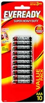 Eveready Batteries Super Heavy Duty AAA 10 Pack