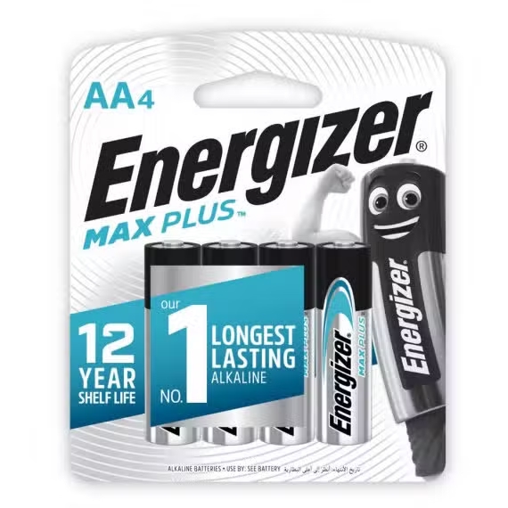 Energizer Batteries Max Plus AA 4 Pack