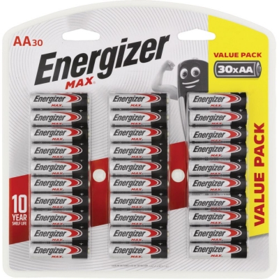 Energizer Batteries Max AA 30 Pack