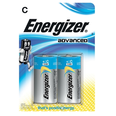 Energizer Batteries Advanced C 2 Pack