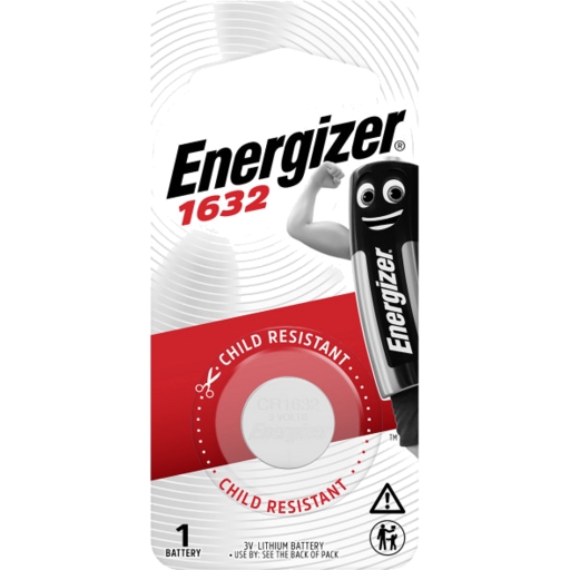 Energizer Battery Lithium 1632 1 Pack