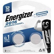 Energizer Batteries Ultimate Lithium 2016 2 Pack