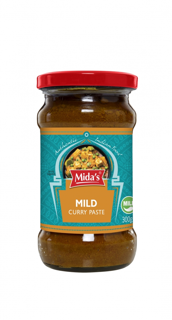 Mida's Mild Curry Paste 300g