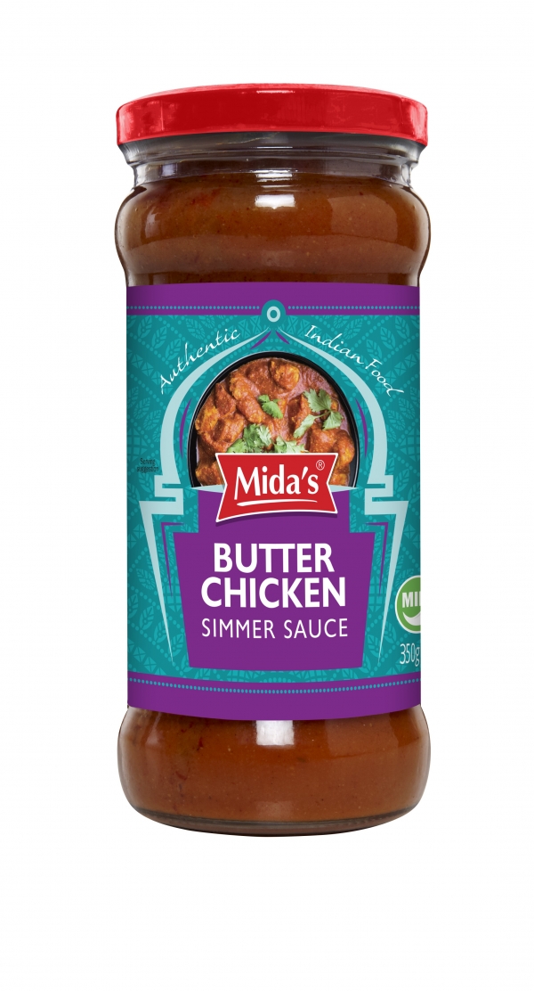 Mida's Butter Chicken Simmer Sauce 350g