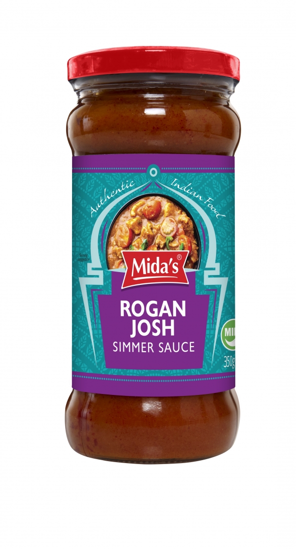 Mida's Rogan Josh Simmer Sauce 350g