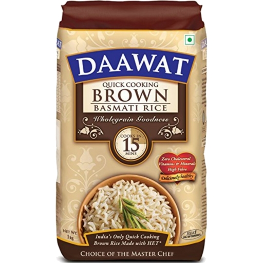 Daawat Brown Basmati Rice 1kg