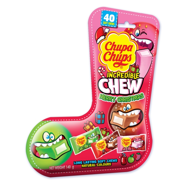 Chupa Chups Incredible Chew 40 unit Christmas Stocking 140g