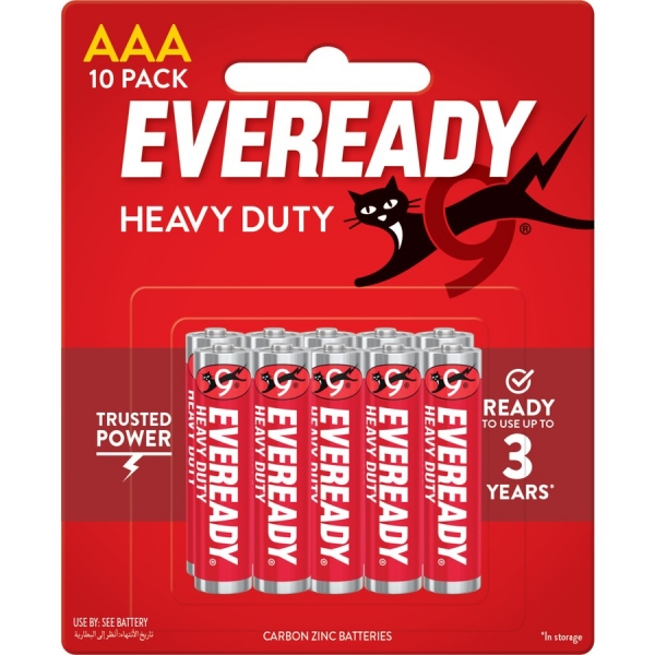 Eveready Batteries Heavy Duty AAA 10 Pack