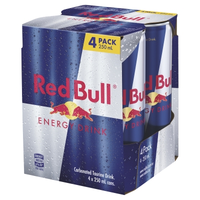 Red Bull Energy Drink 4 x 250ml