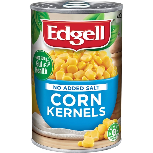 Edgell Corn Kernel No Added Salt 420g