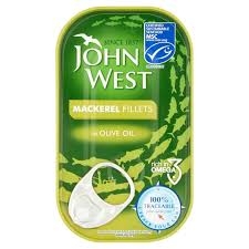 John West Mackerel Fillets in Olive Oil 125g