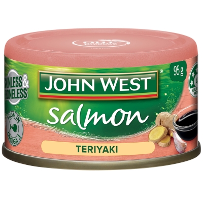 John West Salmon Tempters Teriyaki 95g