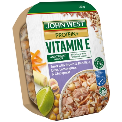 John West Tuna Protein + Vitamin E Lemongrass Chickpeas 170g