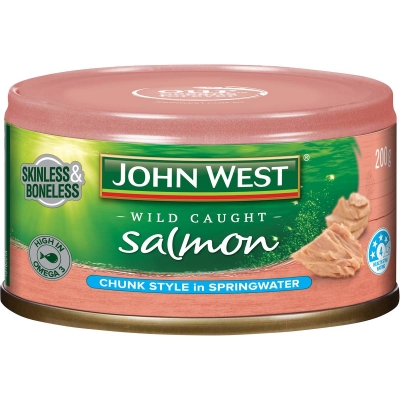 John West Salmon Springwater 200g