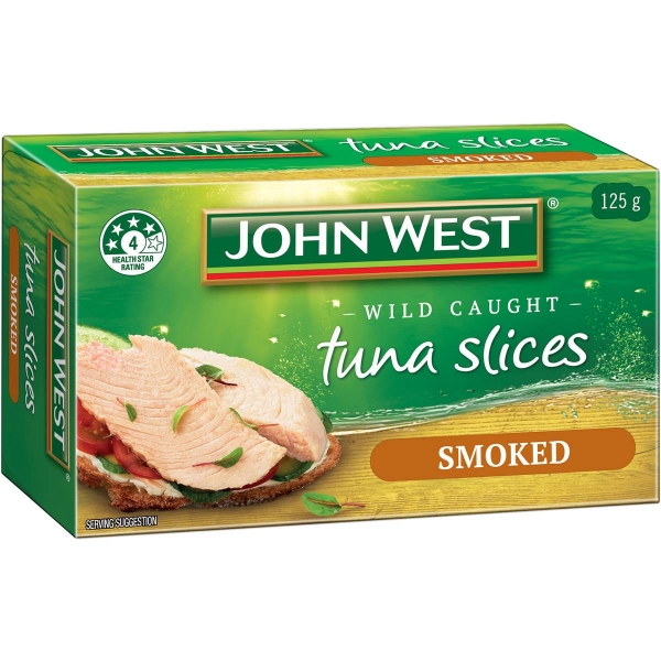 John West Tuna Slices Smoked In Oil 125g