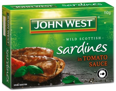 John West Sardines In Tomato Sauce 110g