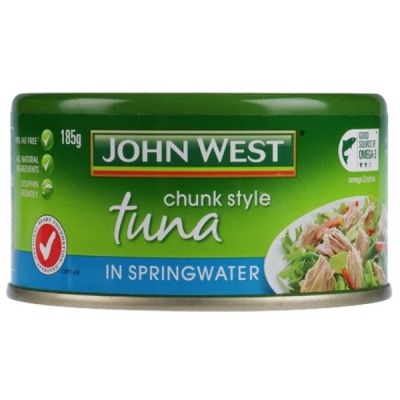 John West Tuna In Springwater 185g