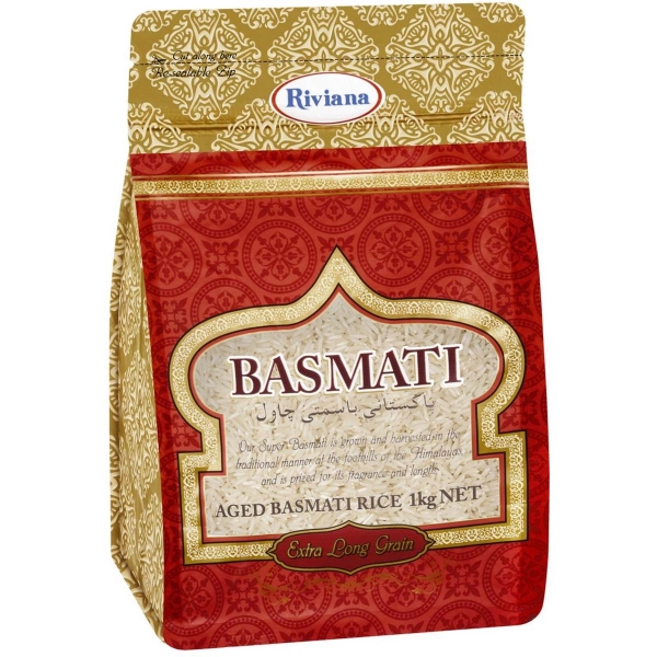 Riviana Pakistan Basmati Aromatic Long Grain Rice 1kg