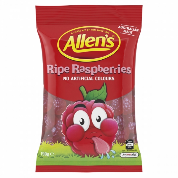 Allen's Ripe Raspberries 190g