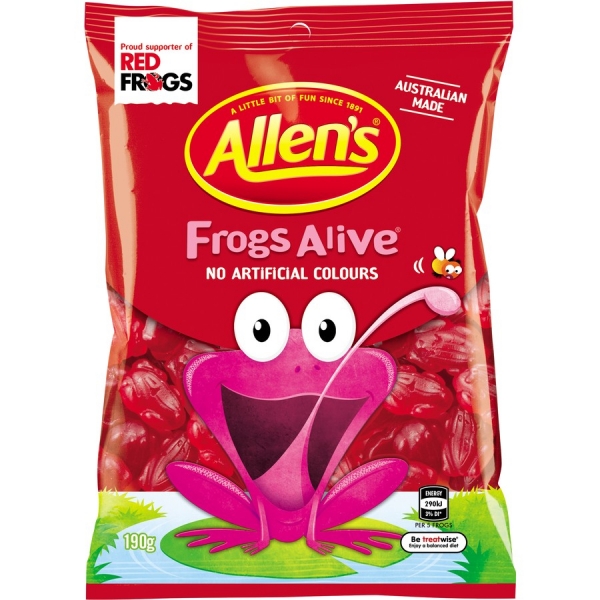 Allen's Frogs Alive 190g