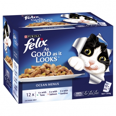 Purina Felix As Good As It Looks Ocean Menus In Jelly 12 x 85g