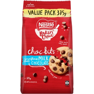 Nestle Choc Bits Milk Chocolate 375g