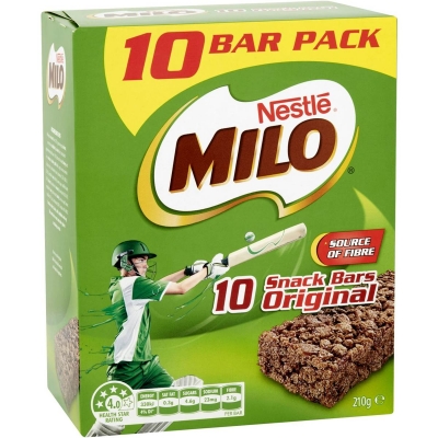 Nestle Milo Snack Bar 10 pack 210g