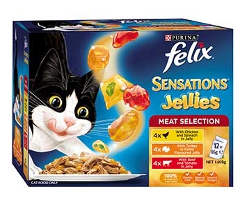 Purina Felix Sensations Meat 12 x 85g