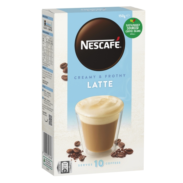 Nescafe Sachets Latte 10 Pack