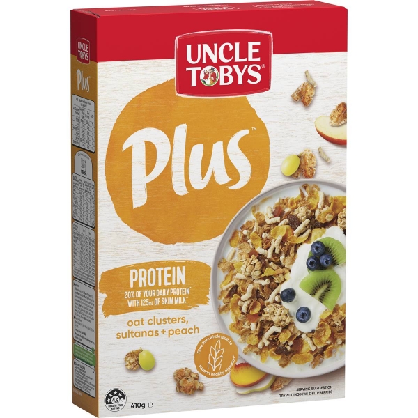 Uncle Tobys Plus Protein Cereal 410g