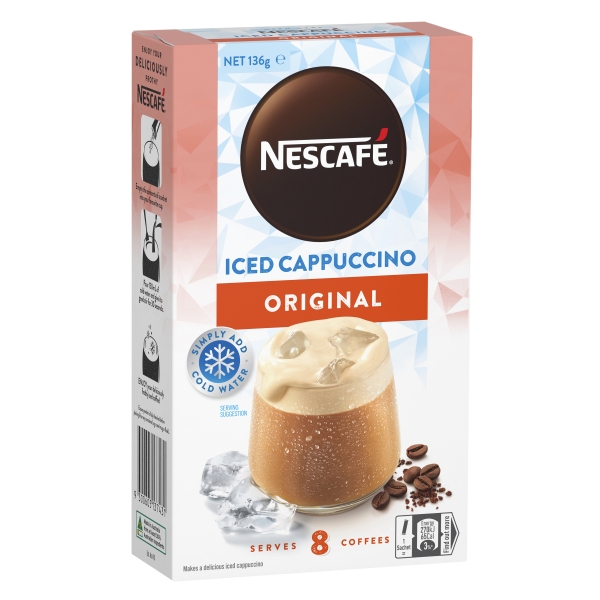 Nescafe Sachets Iced Cappuccino 8 Pack